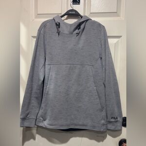 Fila grey hoodie with kangaroo pockets Size M #athleisure